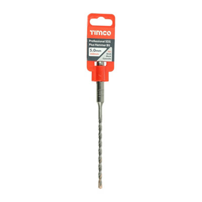 Timco - Professional SDS Plus Hammer Bit (Size 5.0 x 160 - 1 Each)