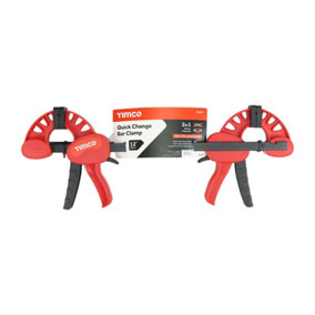 Timco - Quick Change Bar Clamp (Size 12" - 2 Pieces)