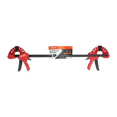 Timco - Quick Change Bar Clamp (Size 24" - 2 Pieces)