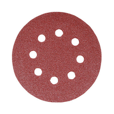 TIMCO Random Orbital Sanding Discs 120 Grit Red - 125mm