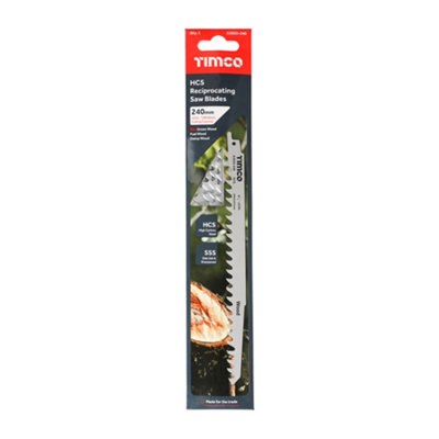 TIMCO Reciprocating Saw Blades Wood Cutting High Carbon Steel - S1542K (5pcs)