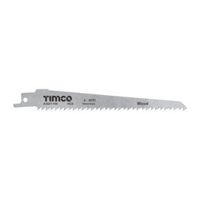 TIMCO Reciprocating Saw Blades Wood Cutting High Carbon Steel - S644D (5pcs)