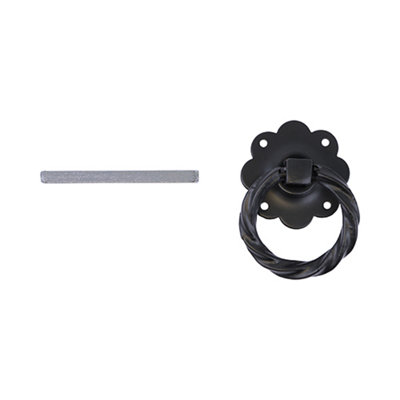 Infinity Decor 6" 150mm Heavy Duty Twisted Ring Rustproof Gate Latch