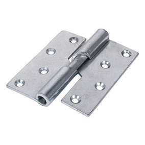 TIMCO Rising Butt Hinges Left Hand Steel Silver - 100 x 86 (2pcs)