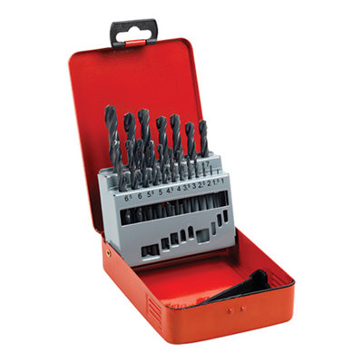 Timco - Roll Forged Jobber Drills Set - HSS (Size 19pcs - 19 Pieces)