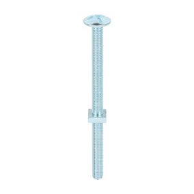 TIMCO Roofing Bolts & Square Nuts Silver - M8 x 120