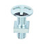 TIMCO Roofing Bolts & Square Nuts Silver - M8 x 25
