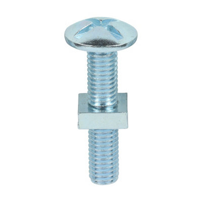 TIMCO Roofing Bolts & Square Nuts Silver - M8 x 40 Price Comparisons | Compare The Build
