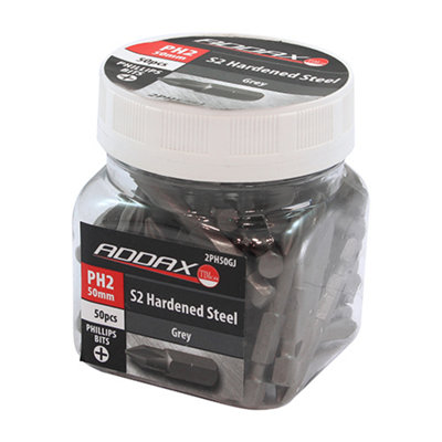 Timco - S2 Driver Bits - PH (Size No.2 x 50 - 50 Pieces)
