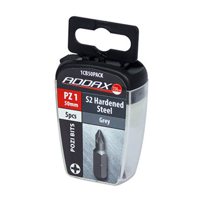 Timco - S2 Driver Bits - PZ (Size No.1 x 50 - 5 Pieces)