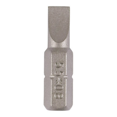 Timco - S2 Driver Bits - SL (Size 5.5 x 0.8 x 25 - 2 Pieces)