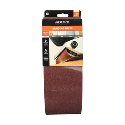 TIMCO Sanding Belts 120 Grit Red - 100 x 610mm
