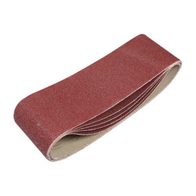 TIMCO Sanding Belts 80 Grit Red - 75 x 533mm