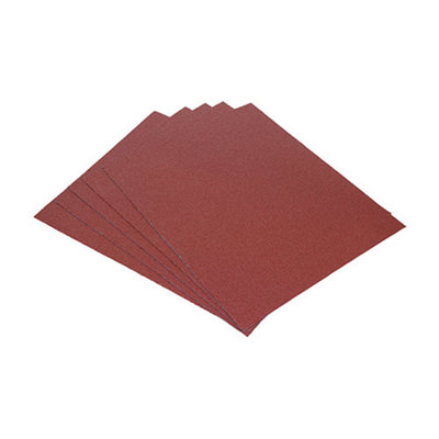 TIMCO Sanding Sheets Mixed Red - 230 x 280mm (80/120/180) (5pcs)