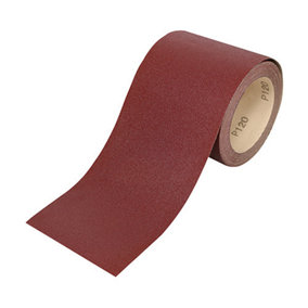 TIMCO Sandpaper Roll 80 Grit Red - 115mm x 10m