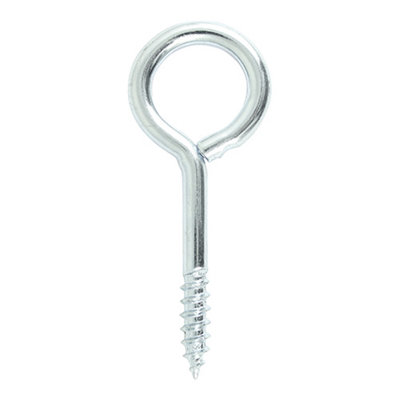 Timco - Screw Eyes - Zinc (Size 30mm - 15 Pieces)