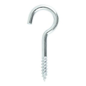 Timco - Screw Hooks - Zinc (Size 80mm - 3 Pieces)