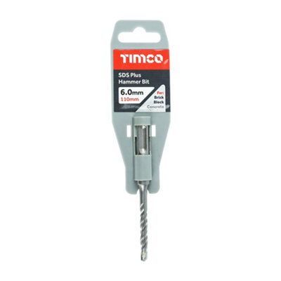 Timco - SDS Plus Hammer Bit (Size 6.0 x 110 - 1 Each)