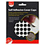 Timco - Self-adhesive Screw cover - Anthracite Grey (Size 13mm - 112 Pieces)