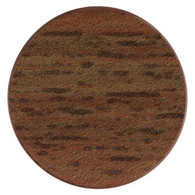 Timco - Self-adhesive Screw cover - Dijon Walnut (Size 13mm - 112 Pieces)