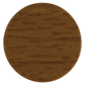 Timco - Self-adhesive Screw cover - Natural Walnut (Size 13mm - 112 Pieces)