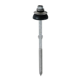 TIMCO Self-Drilling Fiber Cement Board Exterior Silver Screw with BAZ Washer - 6.3 x 130