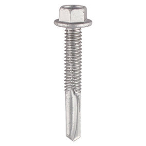 TIMCO Self-Drilling Heavy Section A2 Stainless Steel Bi-Metal Drill Screw - 5.5 x 38 (100pcs)