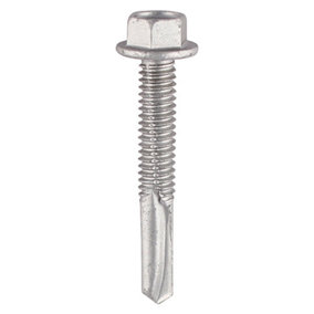 TIMCO Self-Drilling Heavy Section Drill Screw Exterior Silver - 5.5 x 65 (100pcs)