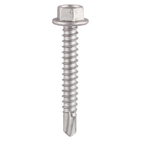 TIMCO Self-Drilling Light Section Drill Screw Exterior Silver - 5.5 x 19 (100pcs)