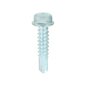TIMCO Self-Drilling Light Section Silver Drill Screw - 12 x 1 (500pcs)