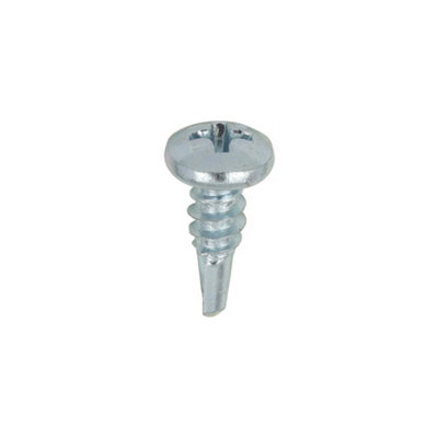 TIMCO Self-Drilling Metal Framing Pan Head Silver Screws - 8 x 1/2