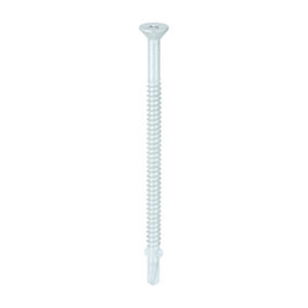 TIMCO Self-Drilling Wing-Tip Steel to Timber Light Section Exterior Silver Screws  - 5.5 x 100 (100pcs)