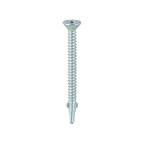 TIMCO Self-Drilling Wing-Tip Steel to Timber Light Section Exterior Silver Screws  - 5.5 x 65 (200pcs)