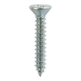 TIMCO Self-Tapping Countersunk Silver Screws - 10 x 1 1/4 (10pcs)