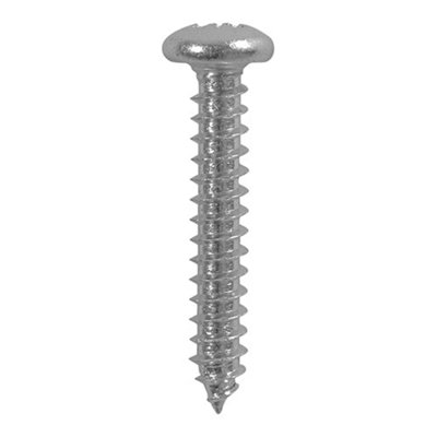 No.6 Pan Head Self-Tapping Screws – A4 Stainless Steel, Marine Grade, Corrosion Resistant