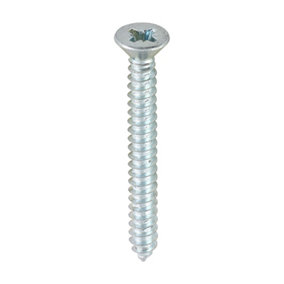 Timco - Self-Tapping Screws - PZ - Countersunk - Zinc (Size 8 x 1 1/2 - 200 Pieces)