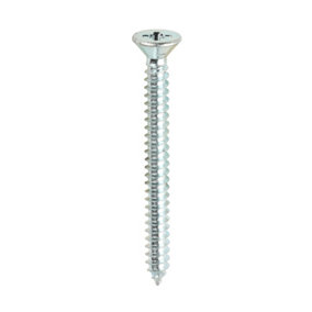 Timco - Self-Tapping Screws - PZ - Countersunk - Zinc (Size 8 x 1 3/4 - 200 Pieces)