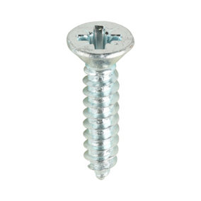 Timco - Self-Tapping Screws - PZ - Countersunk - Zinc (Size 8 x 3/4 - 200 Pieces)