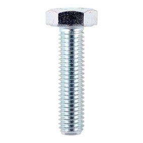 Timco - Set Screws - Grade 8.8 - Zinc (Size M10 x 100 - 50 Pieces)