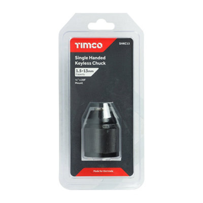 TIMCO Single Handed Keyless Chuck - 1/2" - 3