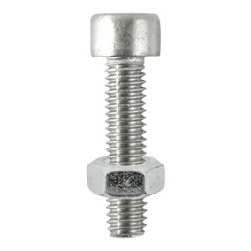 Timco - Socket Screws & Hex Nuts - Cover - Stainless Steel (Size M5 x 16 - 8 Pieces)