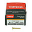 TIMCO Solid Brass Countersunk Woodscrews - 6 x 1