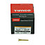 TIMCO Solid Brass Countersunk Woodscrews - 8 x 1 1/4