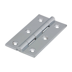 TIMCO Solid Drawn Brass Hinges Polished Chrome - 75 x 40 (2pcs)