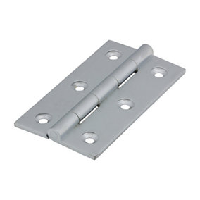 TIMCO Solid Drawn Brass Hinges Satin Chrome - 75 x 40