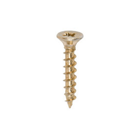 TIMCO Solo Countersunk Gold Woodscrews - 3.0 x 17