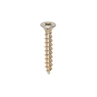 TIMCO Solo Countersunk Gold Woodscrews - 3.0 x 20 (200pcs)