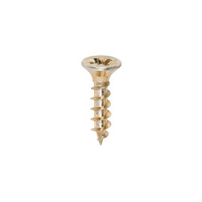 TIMCO Solo Countersunk Gold Woodscrews - 4.0 x 17