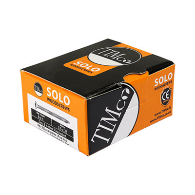 TIMCO Solo Countersunk Gold Woodscrews - 6.0 x 200 (100pcs)