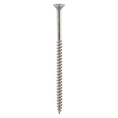 TIMCO Solo Countersunk Silver Woodscrews - 6.0 x 120 (100pcs)